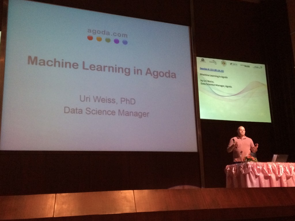 Weiss on Machine Learning in Agoda at TPSE 2015